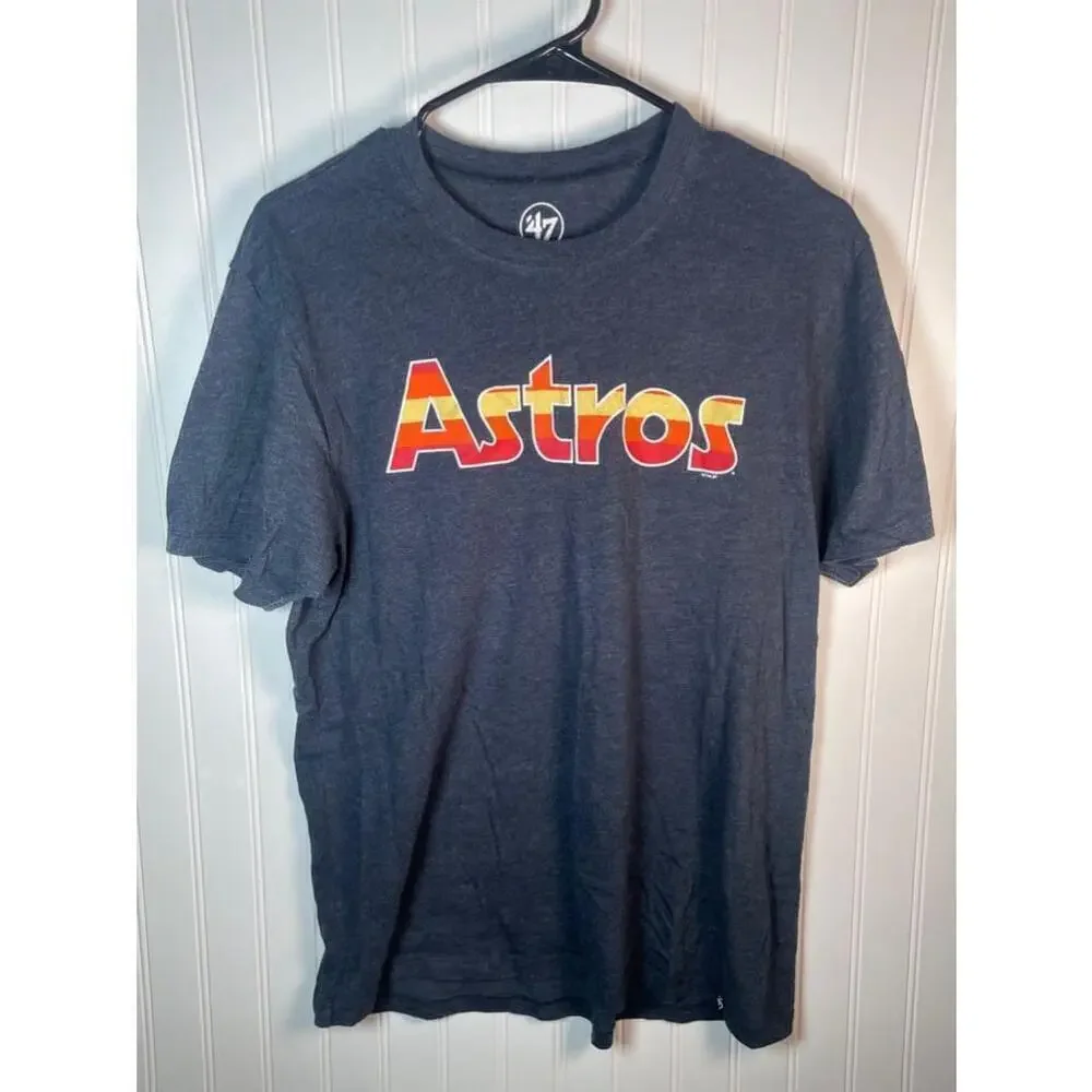 Men's 47 Brand Houston Astros T-Shirt - Size M - grey